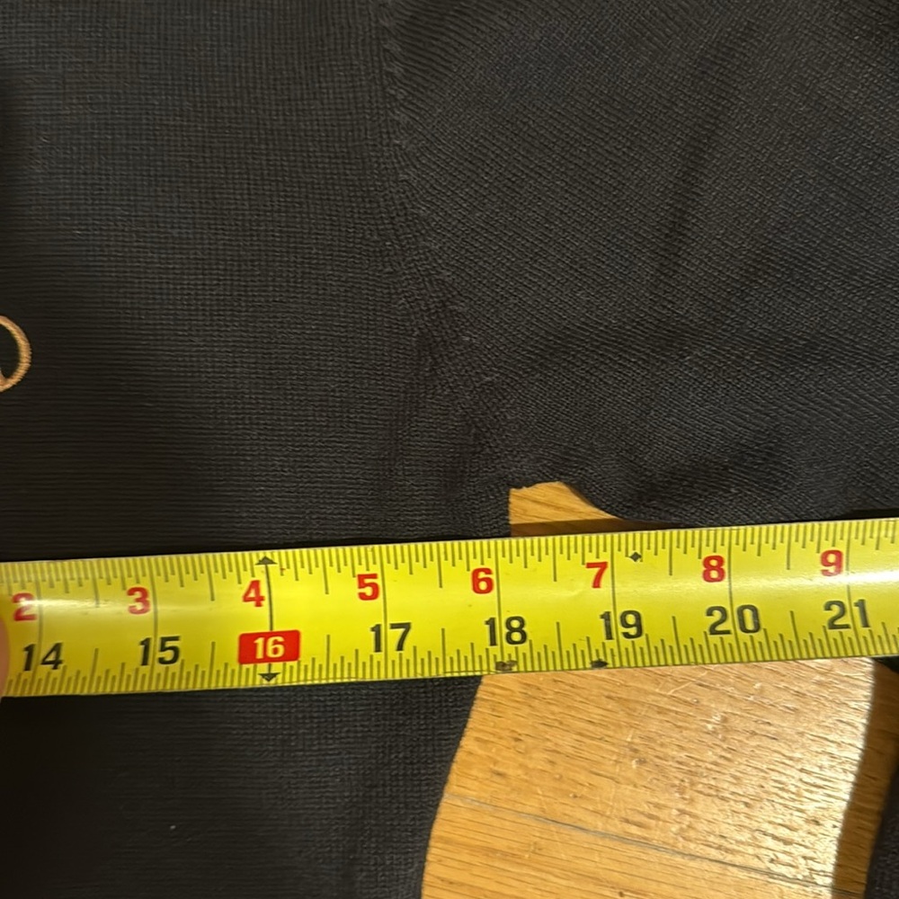 🌼🐴VINTAGE EQUESTRIAN BLACK MOCK CARDIGAN - SNAFFLE BIT - LARGE🐴🌼 - Picture 6 of 9